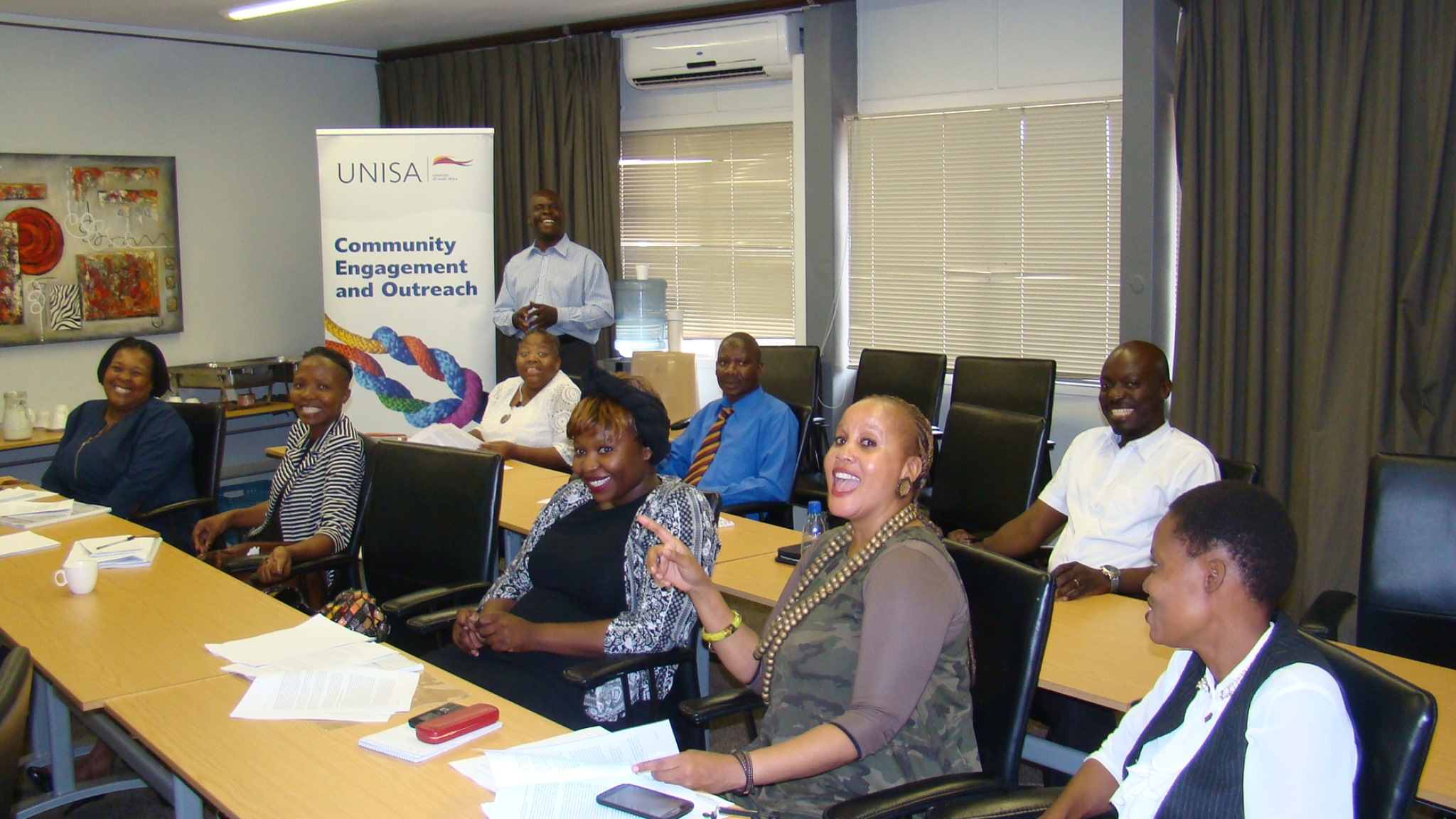 Participants and facilitator Dr Samuel Lebese